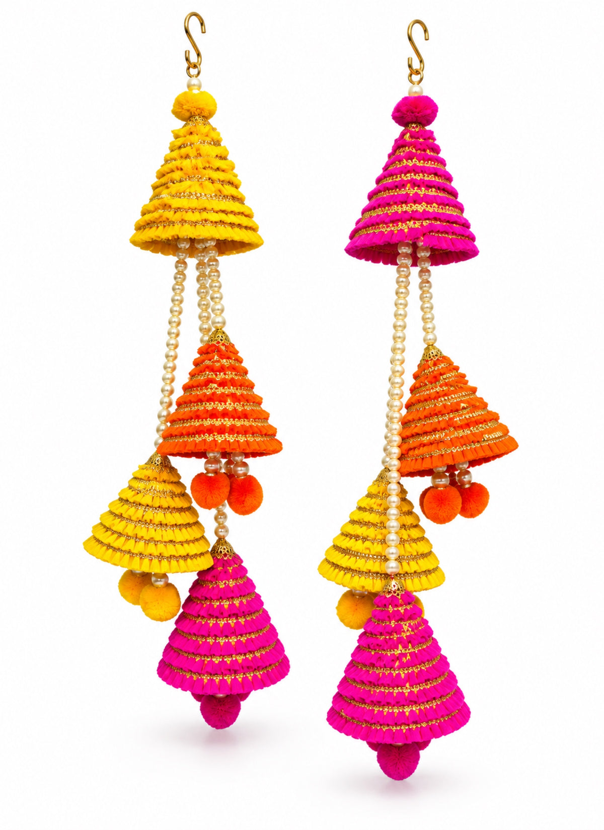 Madhoor Pearl Conical Hanging Multicolour 2 Feet