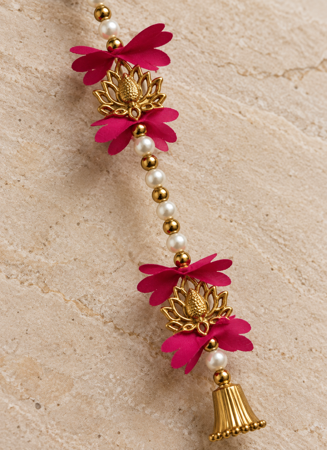 Madhoor Bead Latkan Rani Pink 1 Piece
