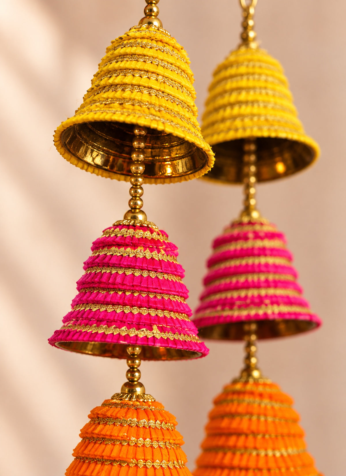 Madhoor Layered Bells Latkan Multicolour 3 Feet