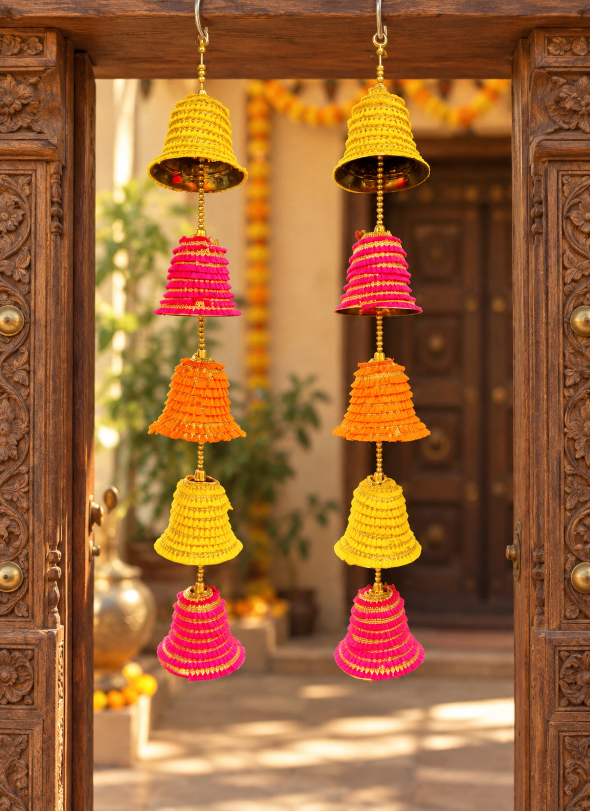 Madhoor Layered Bells Latkan Multicolour 3 Feet