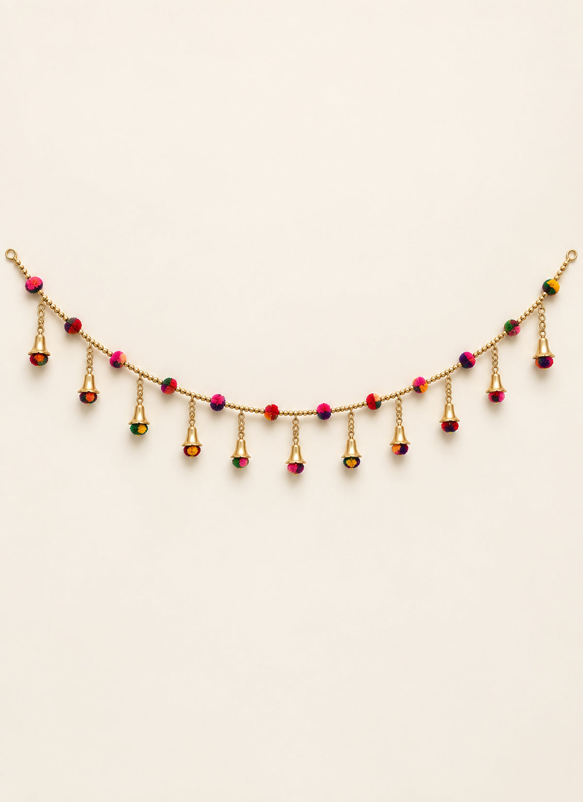 Madhoor Pompom Om Toran Multicolour 1 Piece