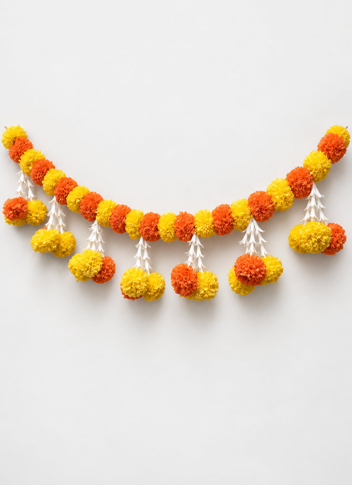 Madhoor Marigold Toran Yellow Orange 1 Piece