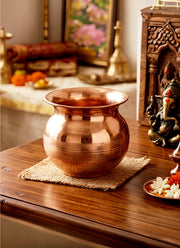 Madhoor Copper Lota Rose Gold 8 cm 1 Piece