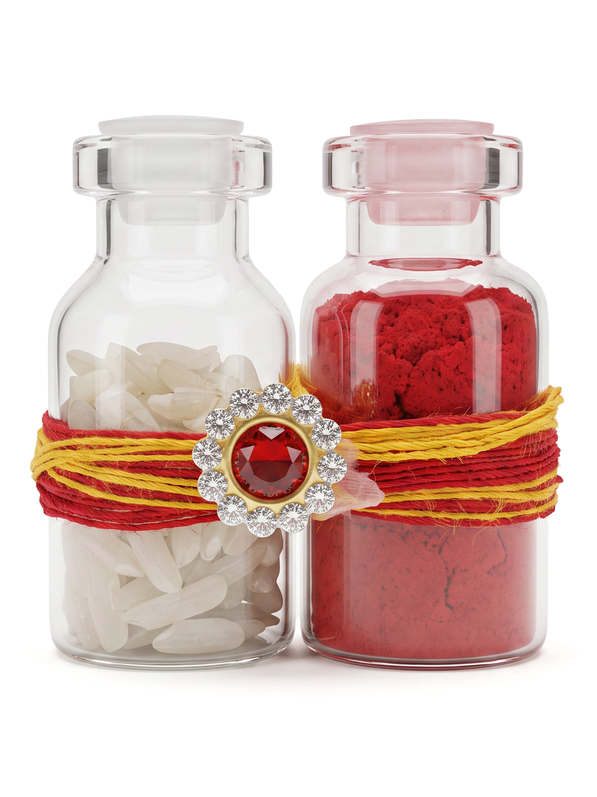 Madhoor Kumkum & Rice Dibbi 1 Set