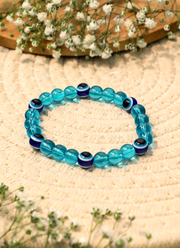 Madhoor Evil Eye Rakhi Bracelet Blue White 1 Piece