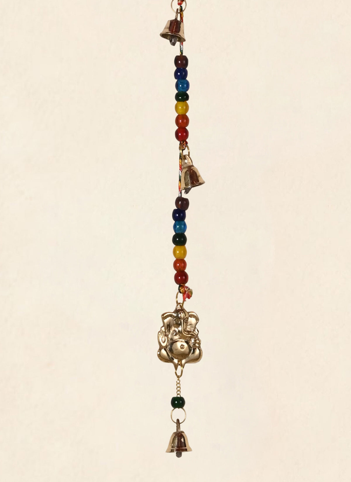 Madhoor Ganesha Brass Hanging Gold-Tone 55 cm 1 Piece