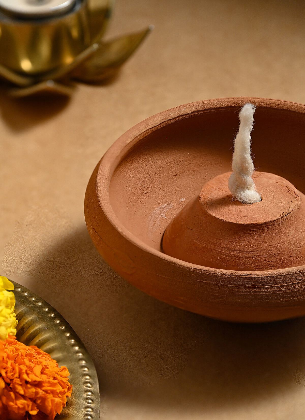 Madhoor Sun Diya Planter 12 Inches 1 Piece
