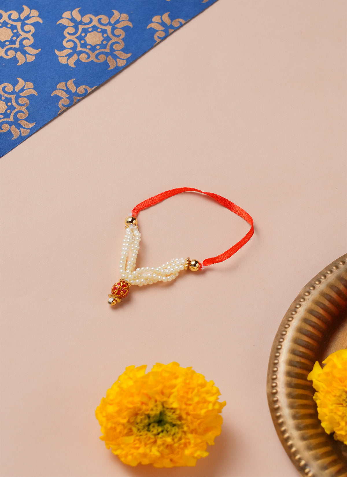 Madhoor Har Garland Pearl Pink Ivory 1 Step 1 Piece