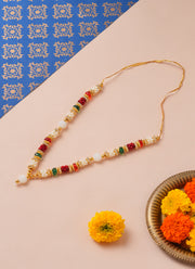Madhoor Har Garland Bead Maroon Green 2 Step 1 Piece
