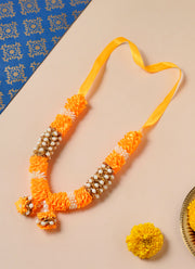Madhoor Har Garland Marigold Mango Yellow 8 Inches 1 Piece