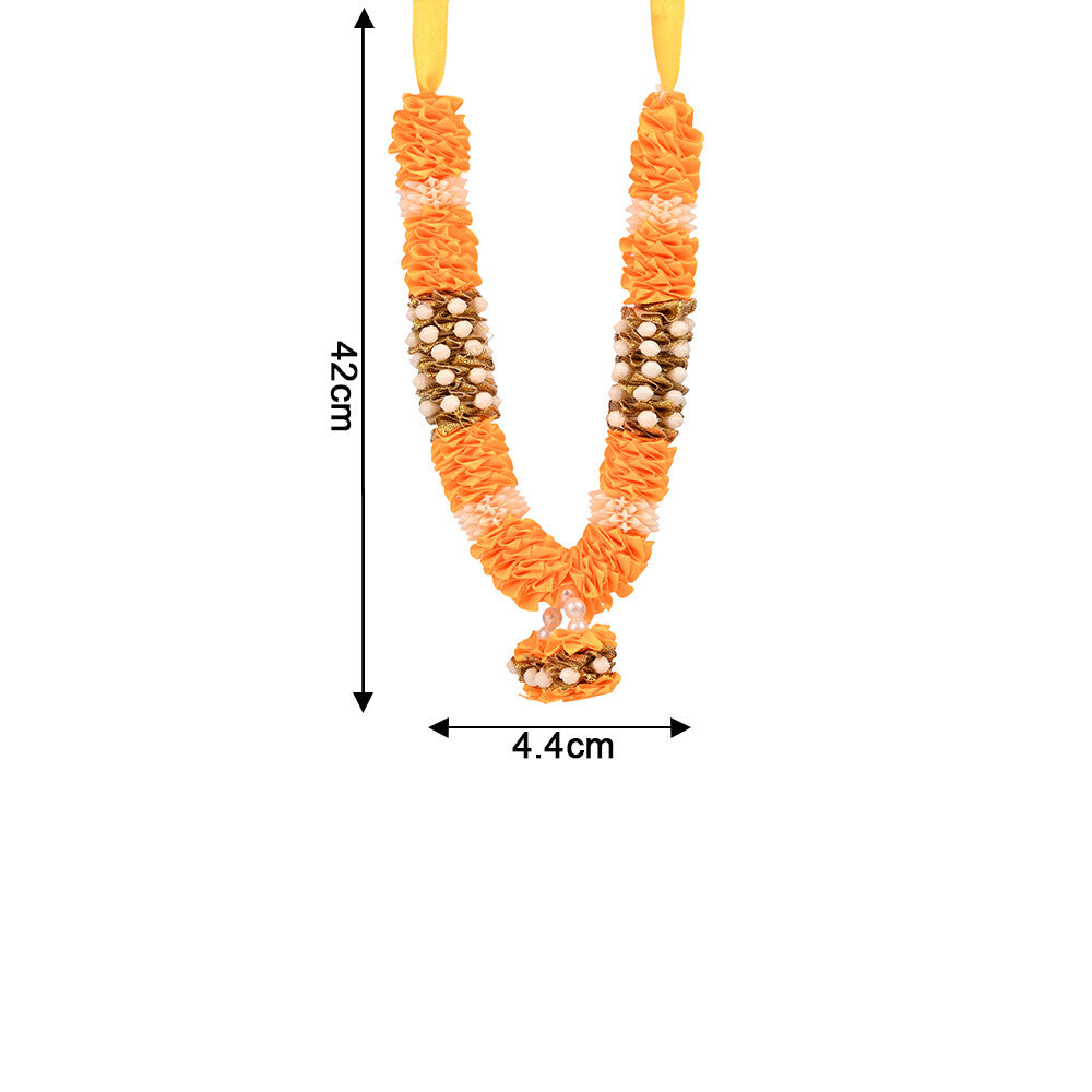 Madhoor Har Garland Marigold Mango Yellow 8 Inches 1 Piece