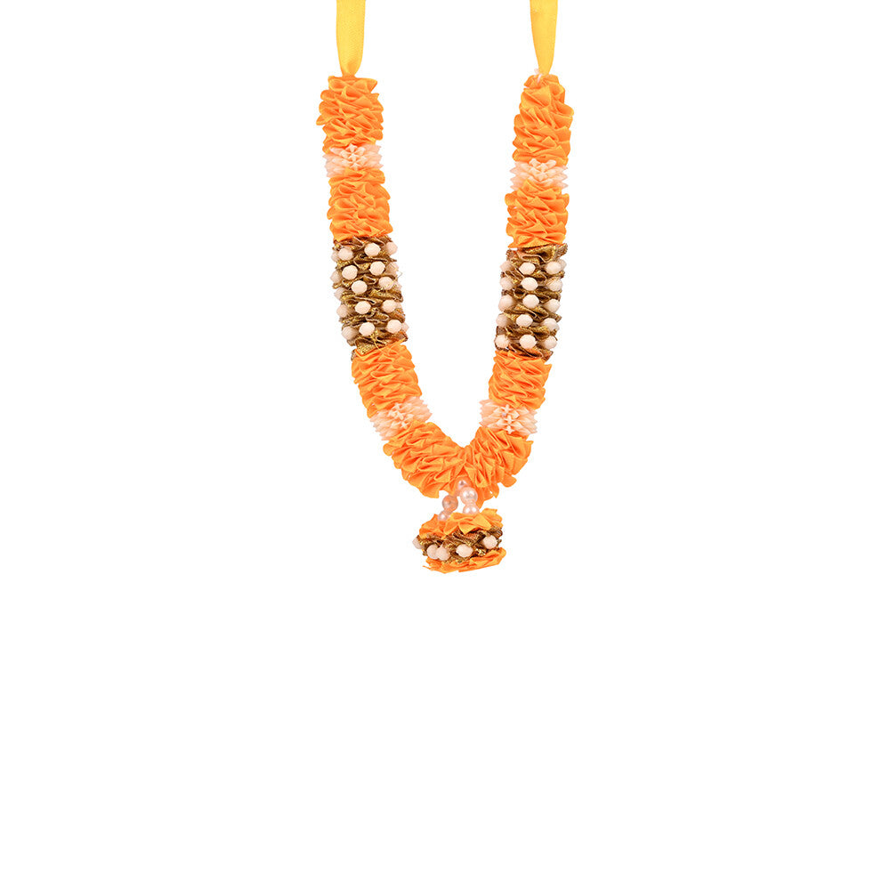 Madhoor Har Garland Marigold Mango Yellow 8 Inches 1 Piece
