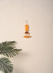 Madhoor Jhumka Tassels Hanging Orange 1 Feet