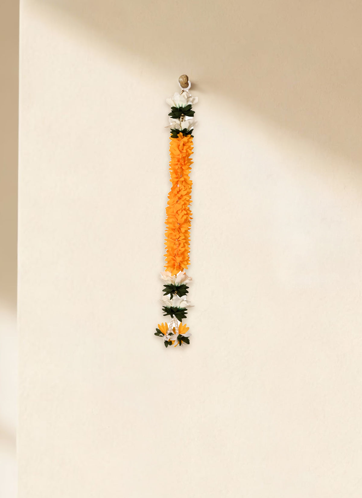 Madhoor Pearl Marigold Hanging 1.5 Feet 1 Piece
