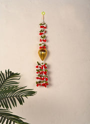 Madhoor Modak Petal Hanging Green White Red 1 Piece