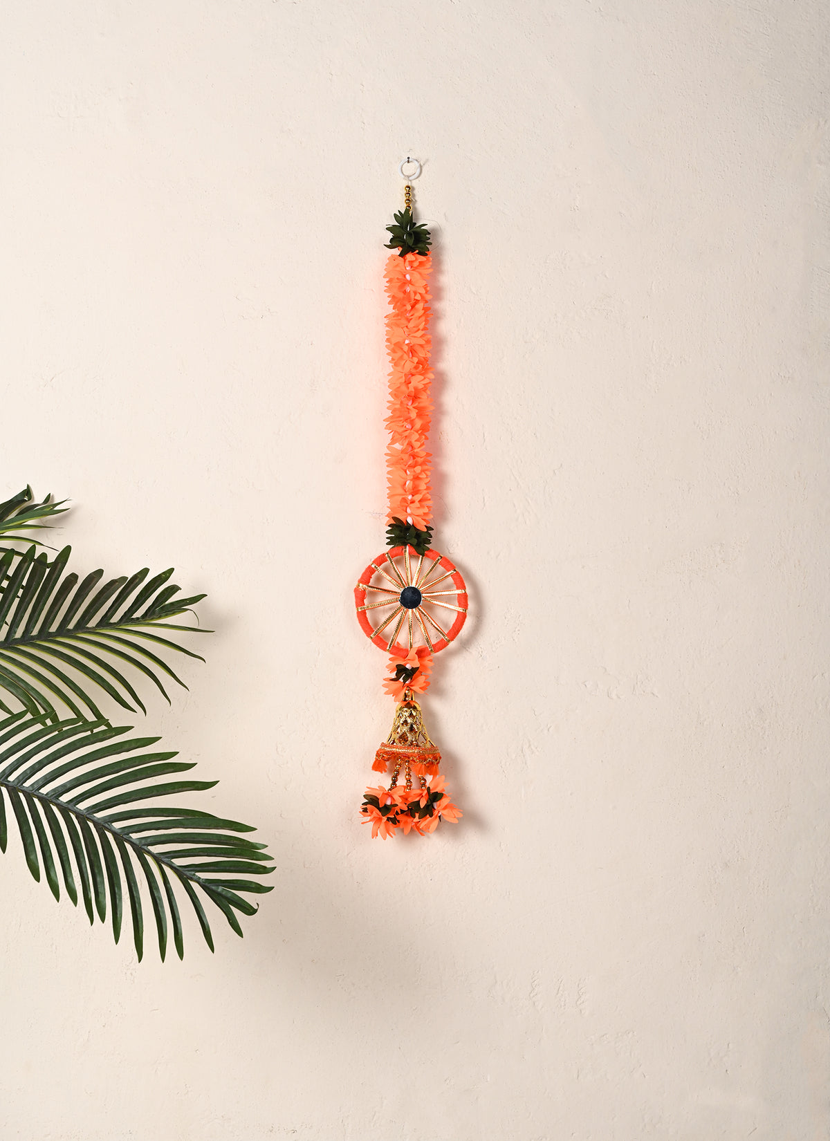 Madhoor Gota Jhumka Hanging Orange 2 Feet 1 Piece