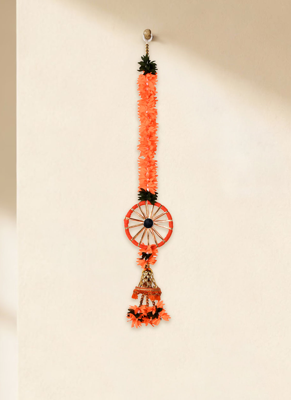 Madhoor Gota Jhumka Hanging Orange 2 Feet 1 Piece