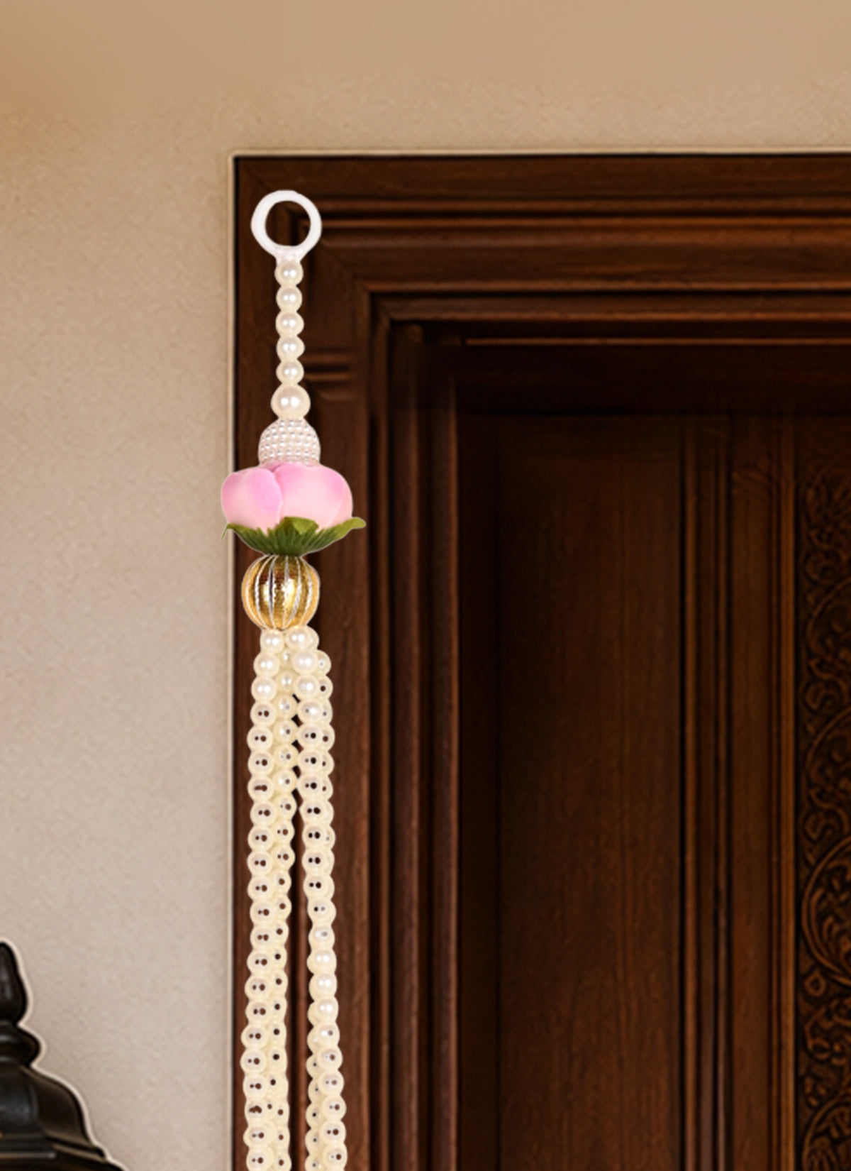 Madhoor Pearl Decro Hanging Rose Pink 20 Inches