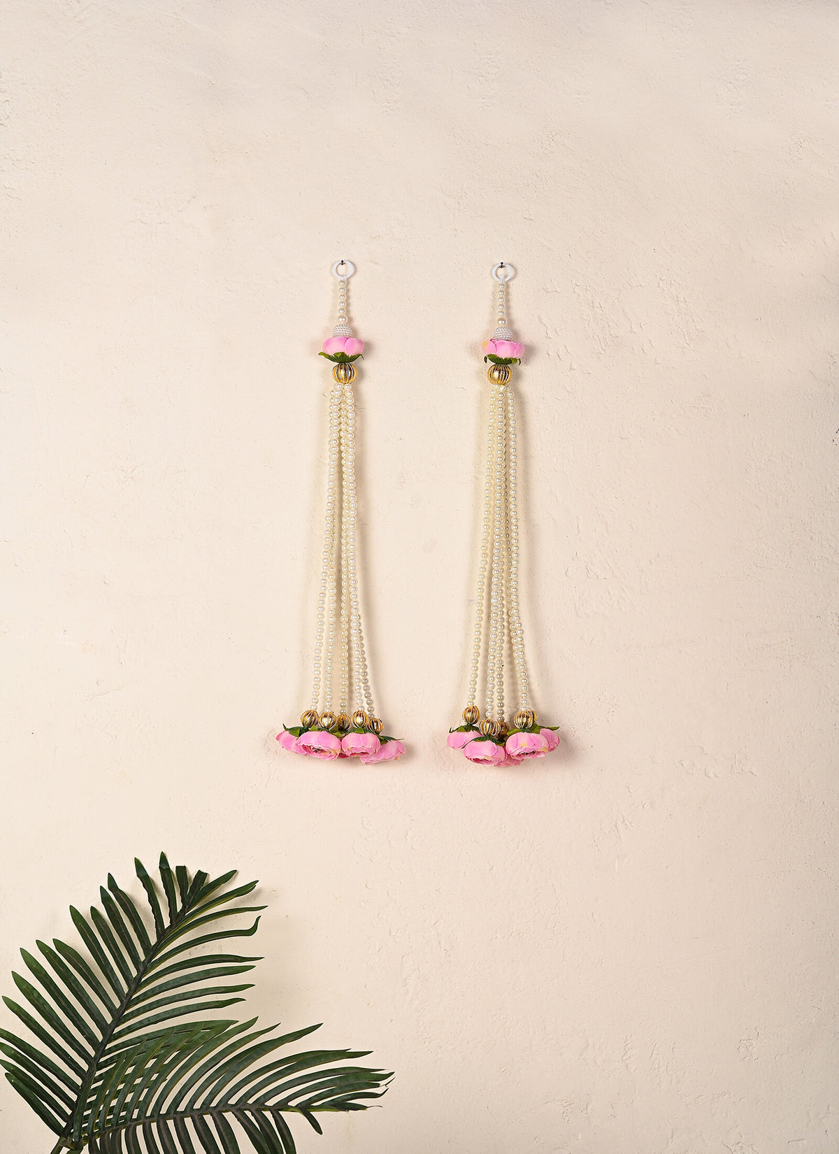 Madhoor Pearl Decro Hanging Rose Pink 20 Inches