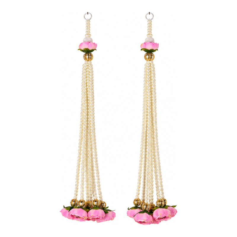 Madhoor Pearl Decro Hanging Rose Pink 20 Inches