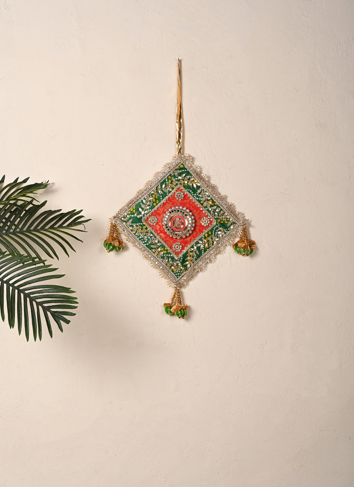 Madhoor Diamond Bead Tassel Hanging 12 Inches 1 Piece