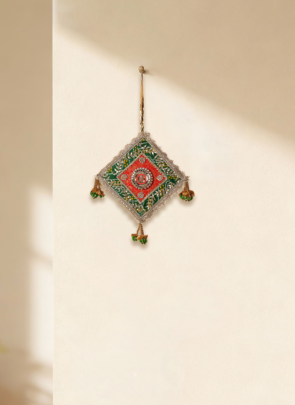 Madhoor Diamond Bead Tassel Hanging 12 Inches 1 Piece