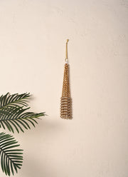 Madhoor Teardrop Strands Hanging Gold-Tone 1 Piece