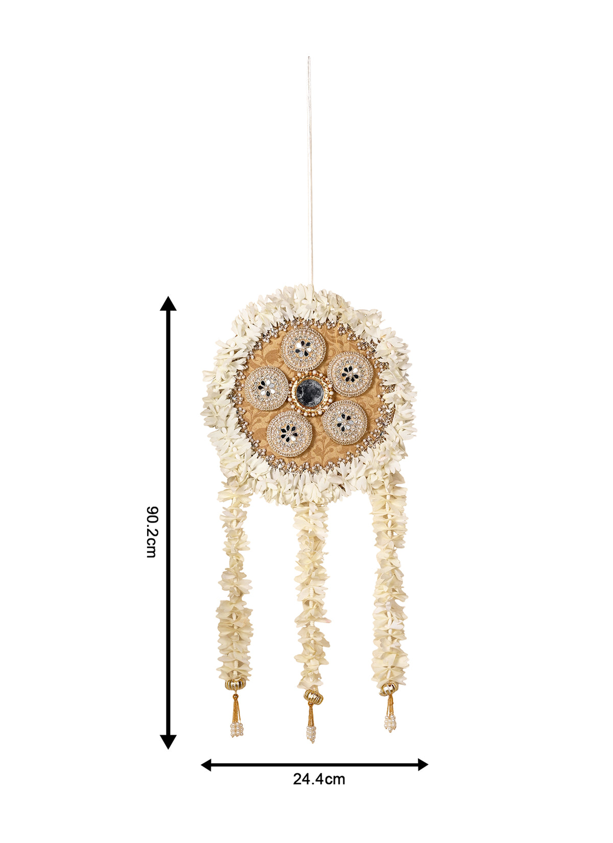 Madhoor Bloom Tassel Hanging 10 Inches 1 Piece