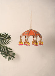 Madhoor Bead Arch Hanging Orange 12 Inches 1 Piece