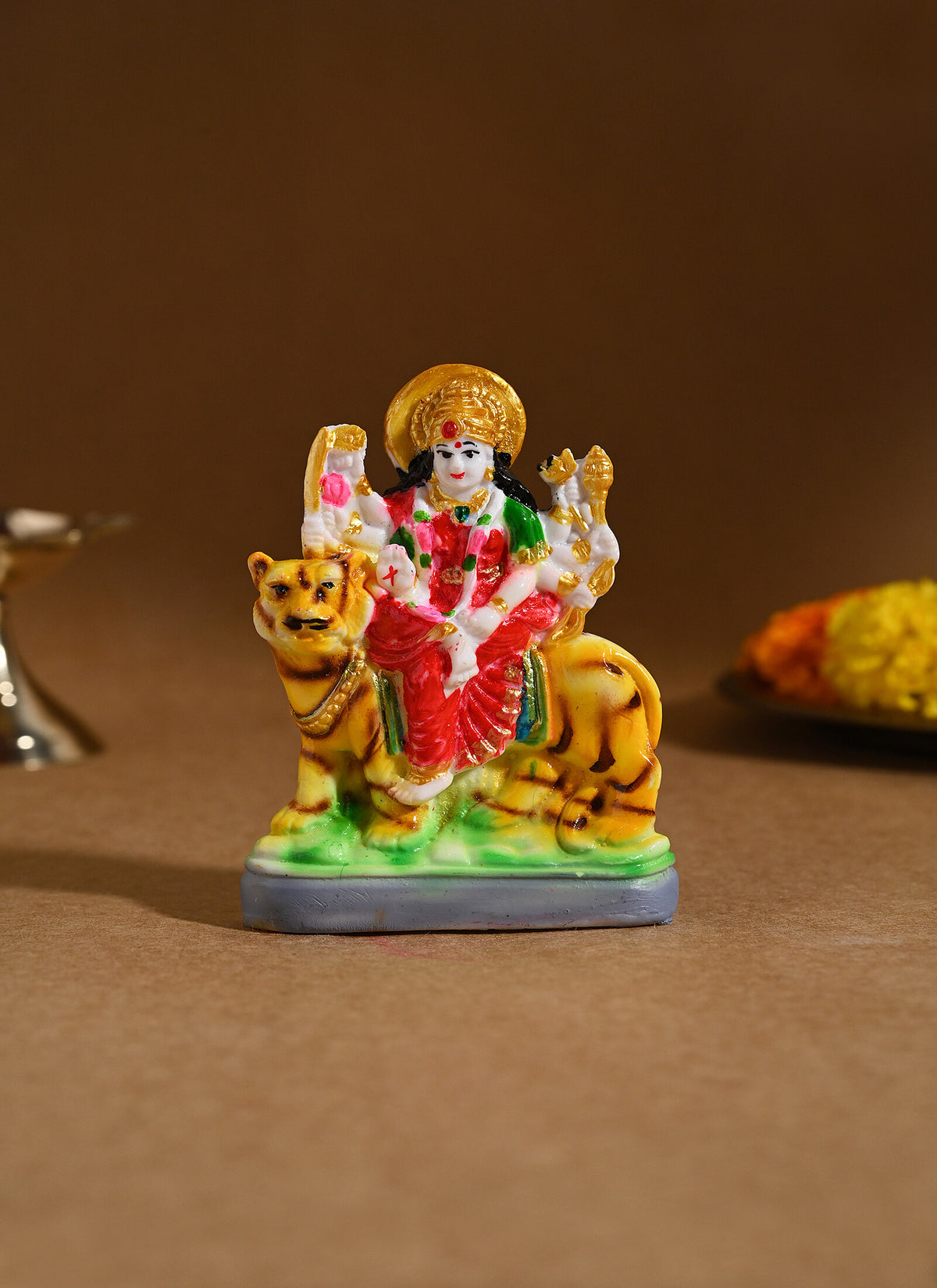 Madhoor Durga Deity Idol Multicolour 1 Piece