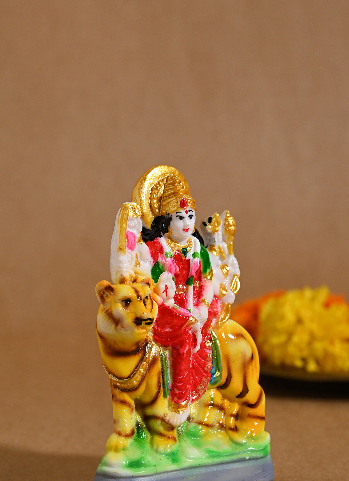 Madhoor Durga Deity Idol Multicolour 1 Piece