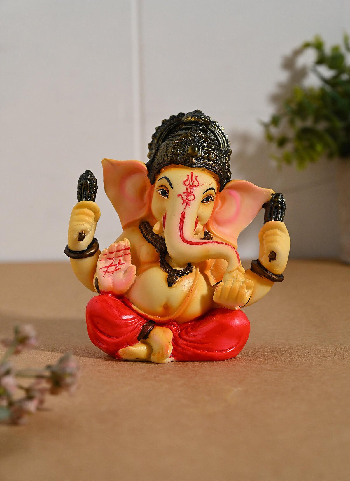 Madhoor Ganesha Deity Idol 4 Inches 1 Piece