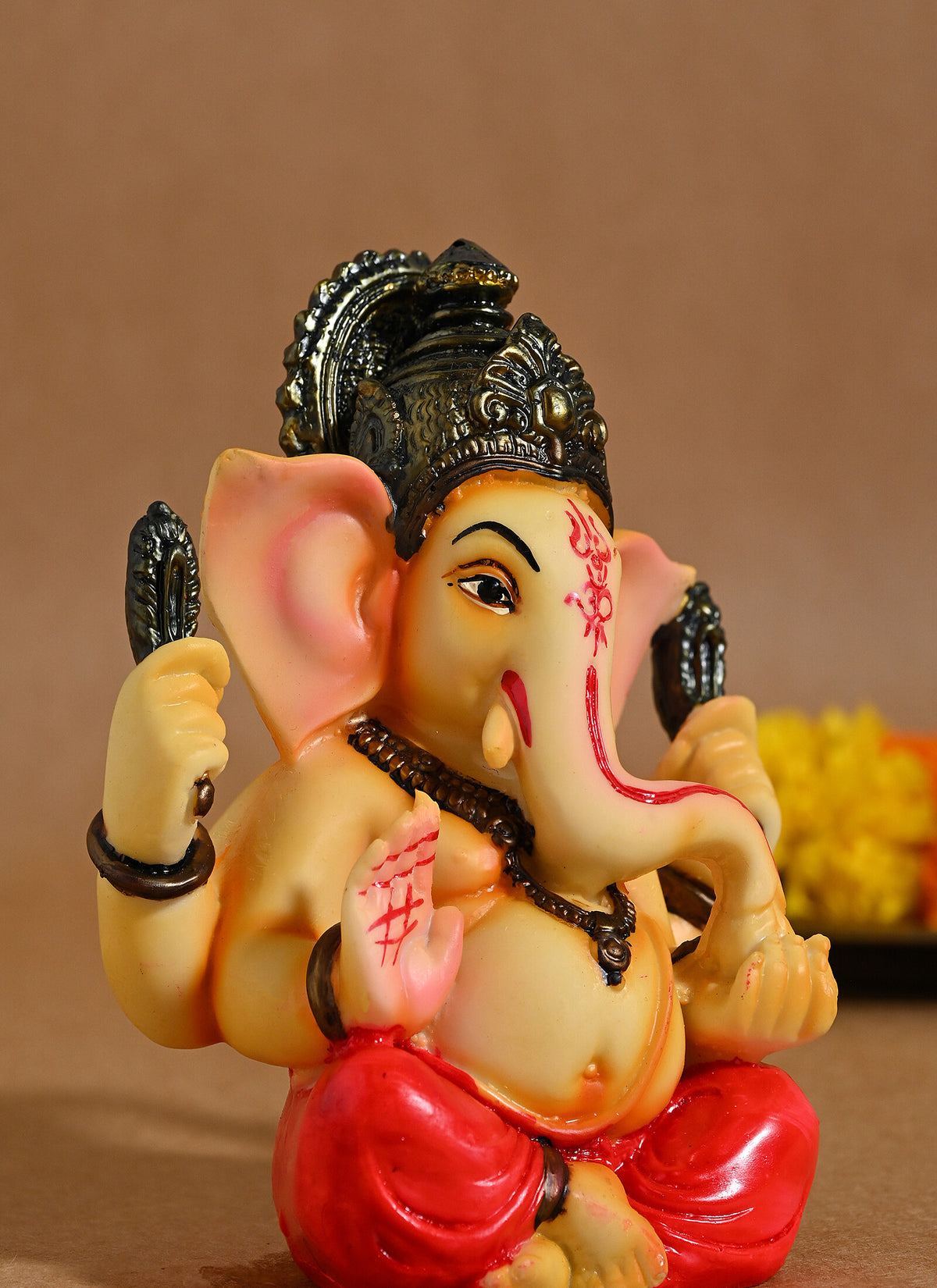 Madhoor Ganesha Deity Idol 4 Inches 1 Piece