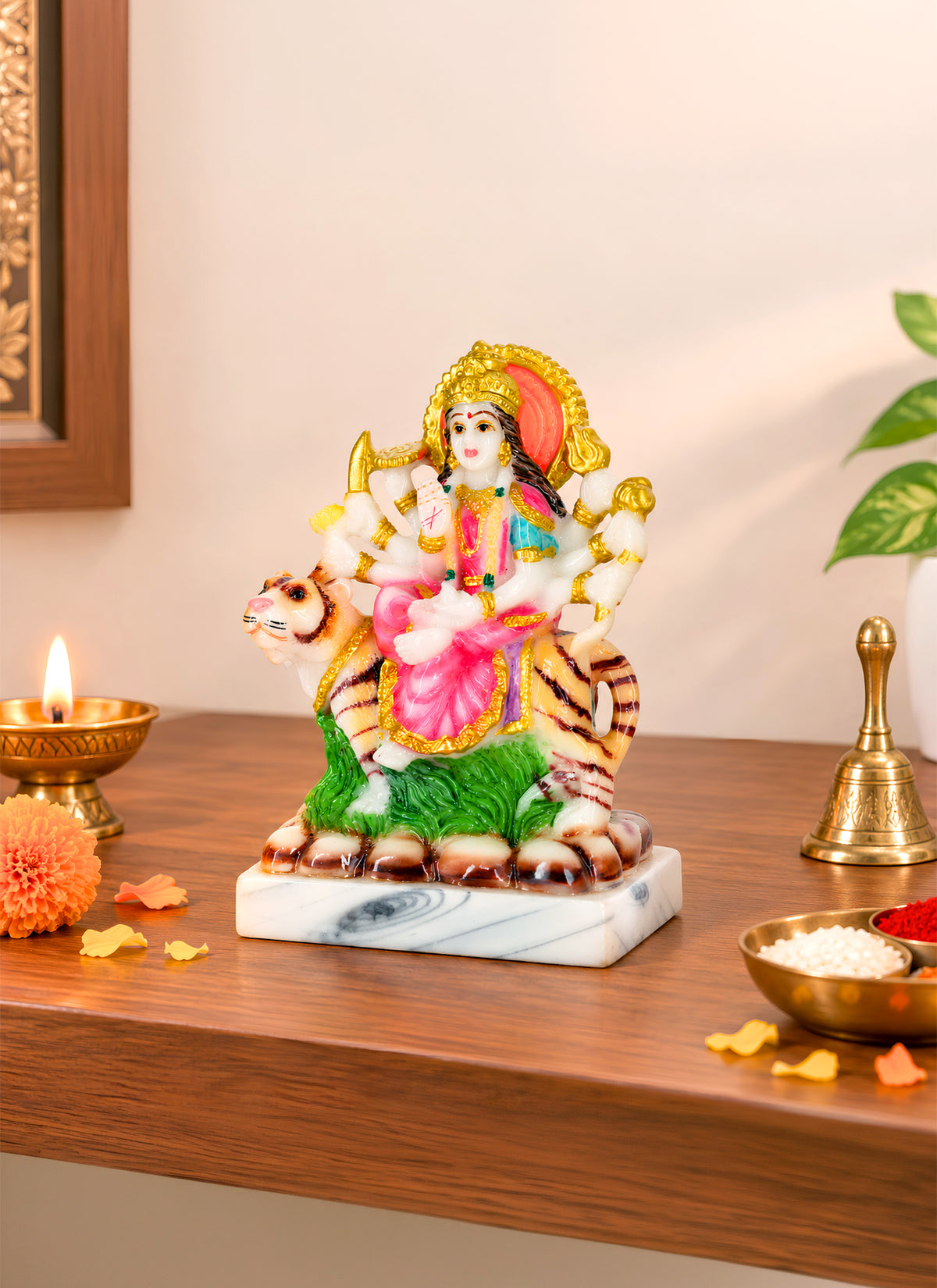 Madhoor Durga Deity Idol 5 Inches 1 Piece