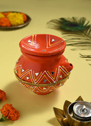 Madhoor Karwa Chauth Mirror Red Yellow White 1 Piece