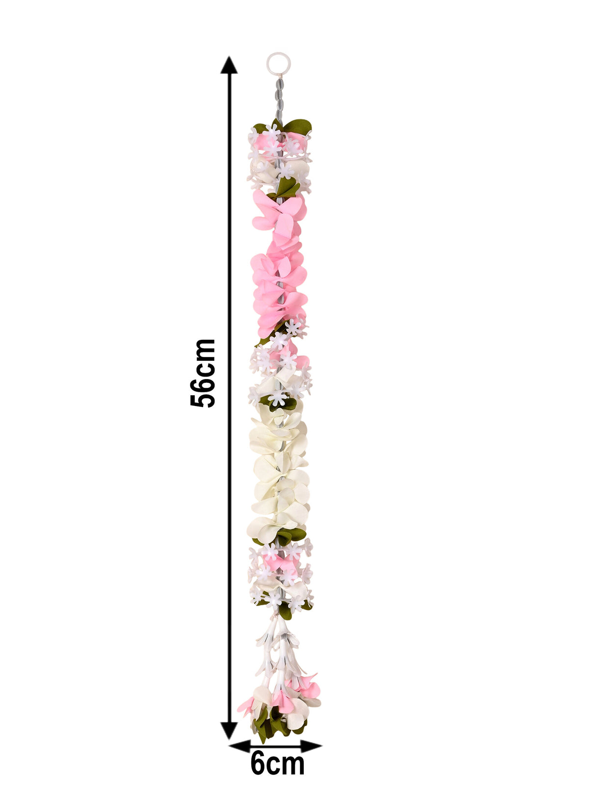 Madhoor Cascading Blossom 1p Latkan Baby Pink 20 Inches
