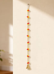 Madhoor Bell Latkan Baby Pink Yellow 5 Feet 1 Piece