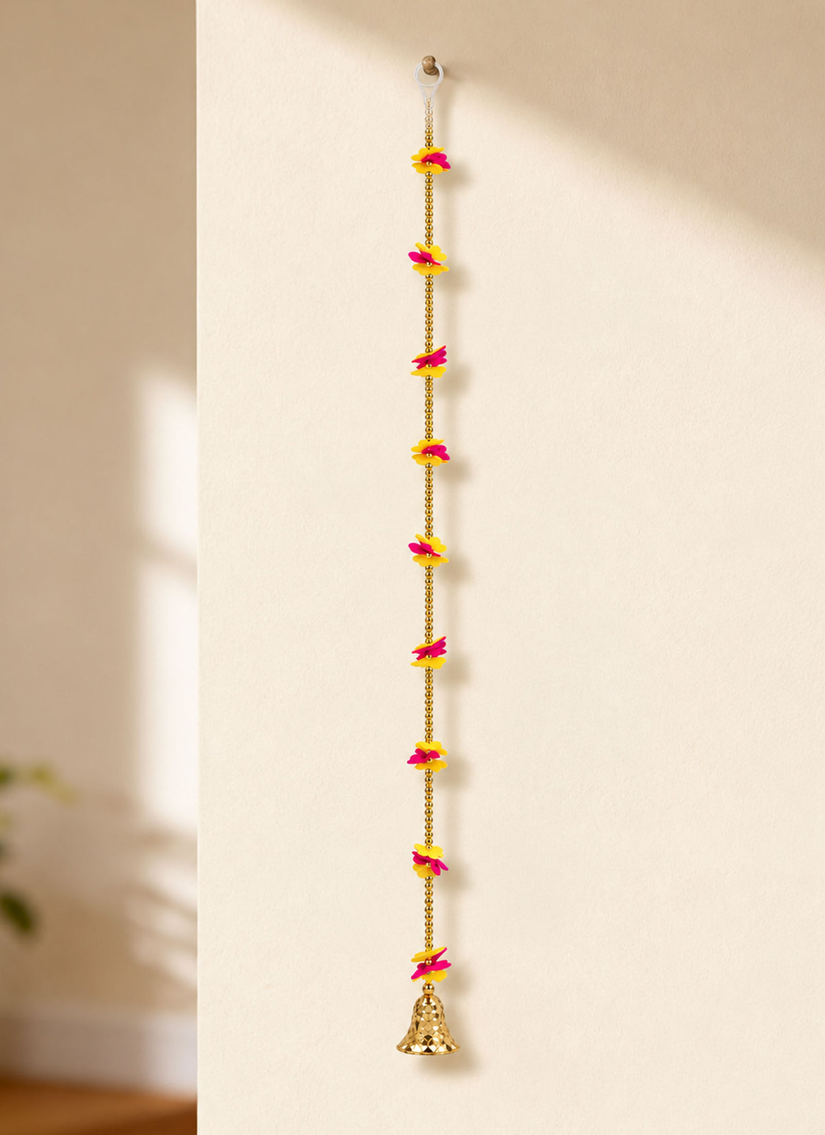 Madhoor Bell Latkan Baby Pink Yellow 5 Feet 1 Piece