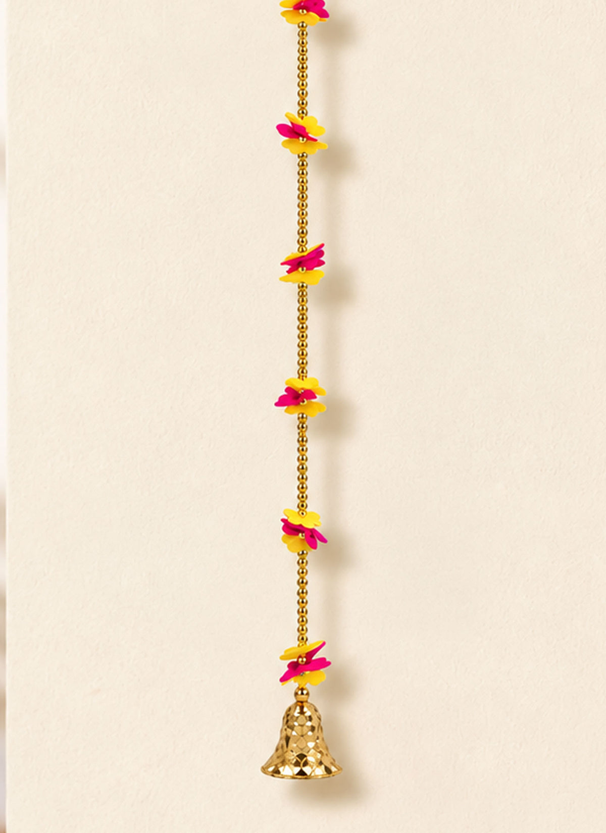 Madhoor Bell Latkan Baby Pink Yellow 5 Feet 1 Piece