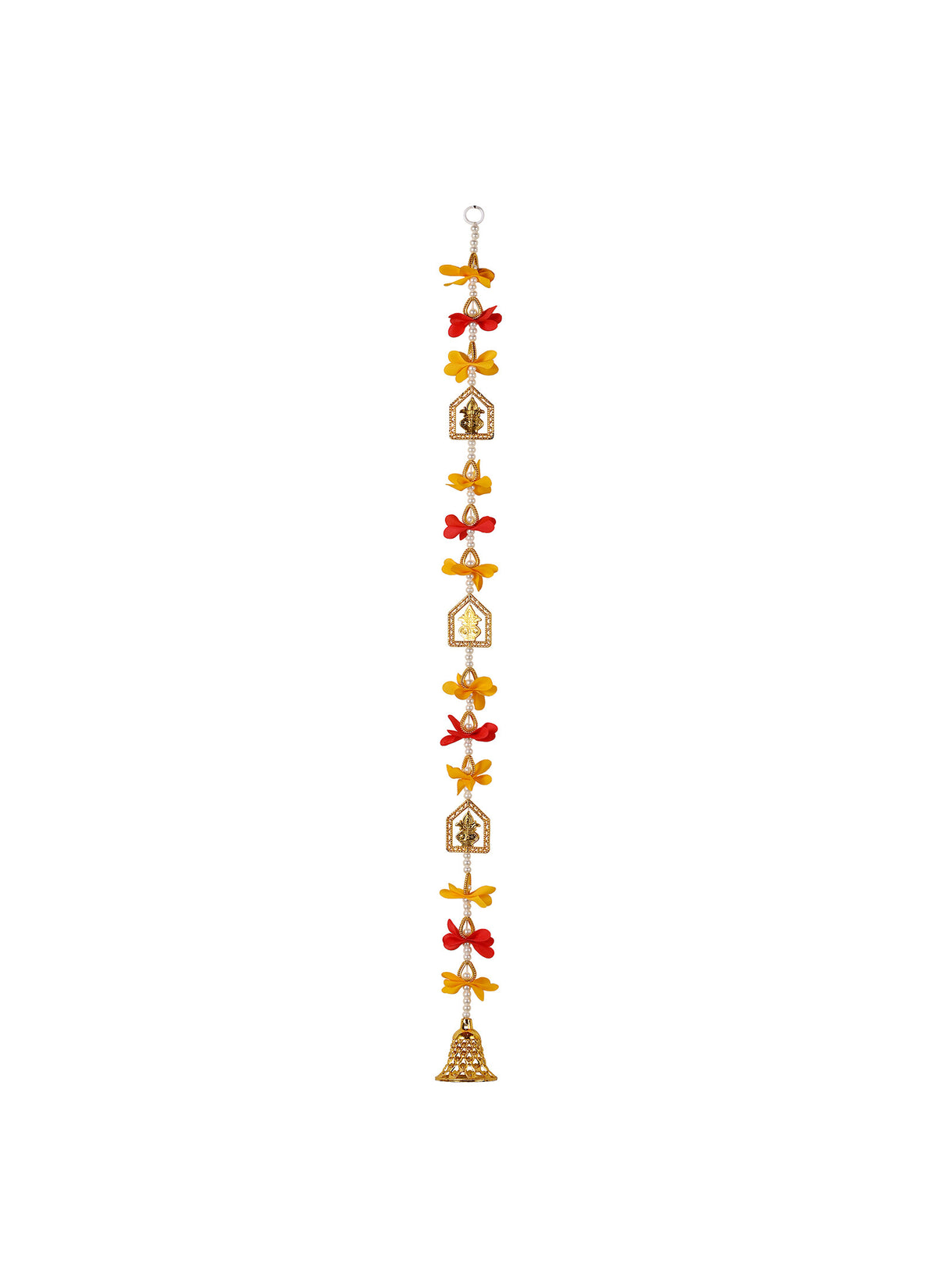 Madhoor Kalash Beads Latkan Red Orange 3 Feet 1 Piece