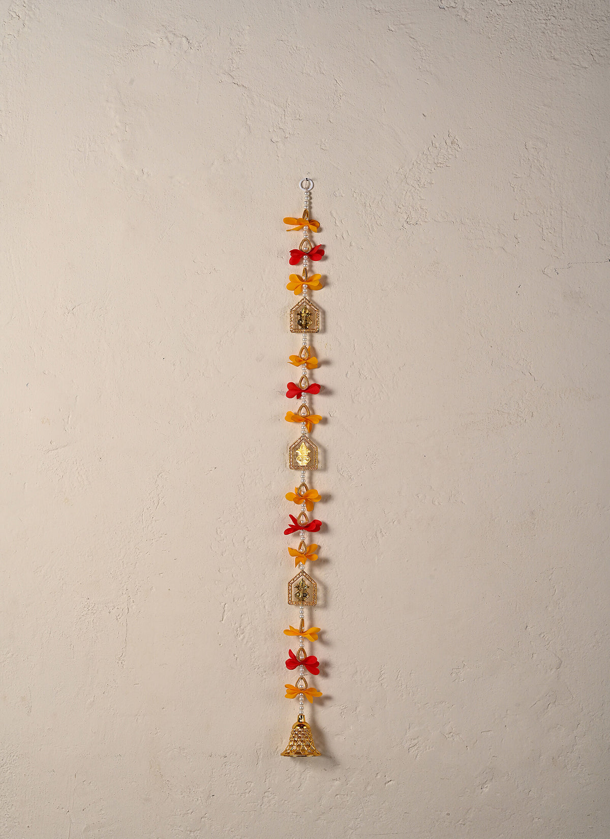 Madhoor Kalash Beads Latkan Red Orange 3 Feet 1 Piece