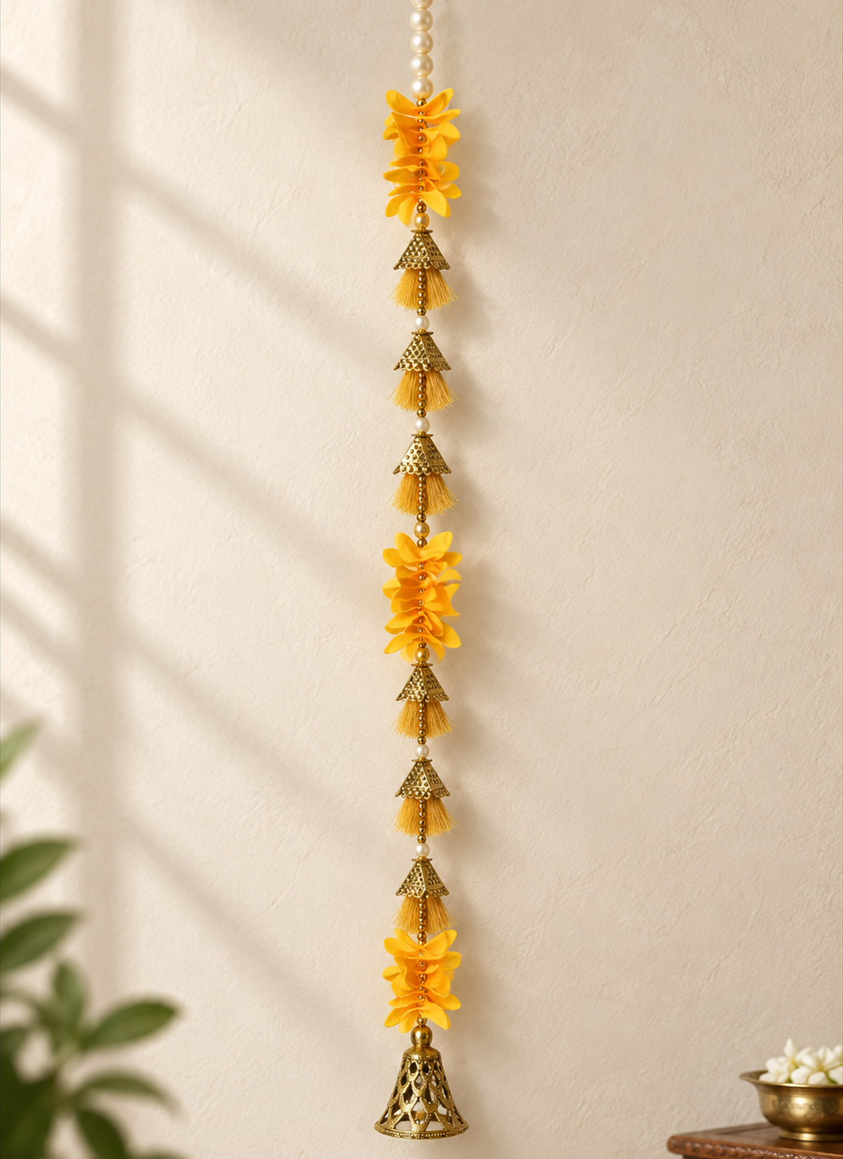Madhoor Pearl Bell Latkan Orange 1 Piece