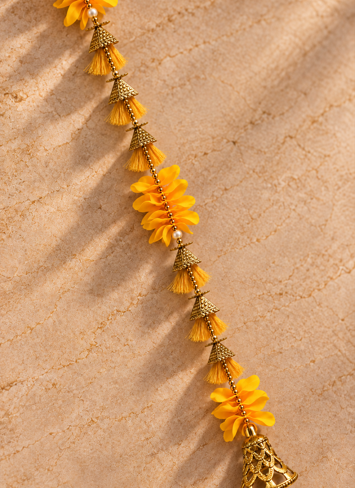 Madhoor Pearl Bell Latkan Orange 1 Piece