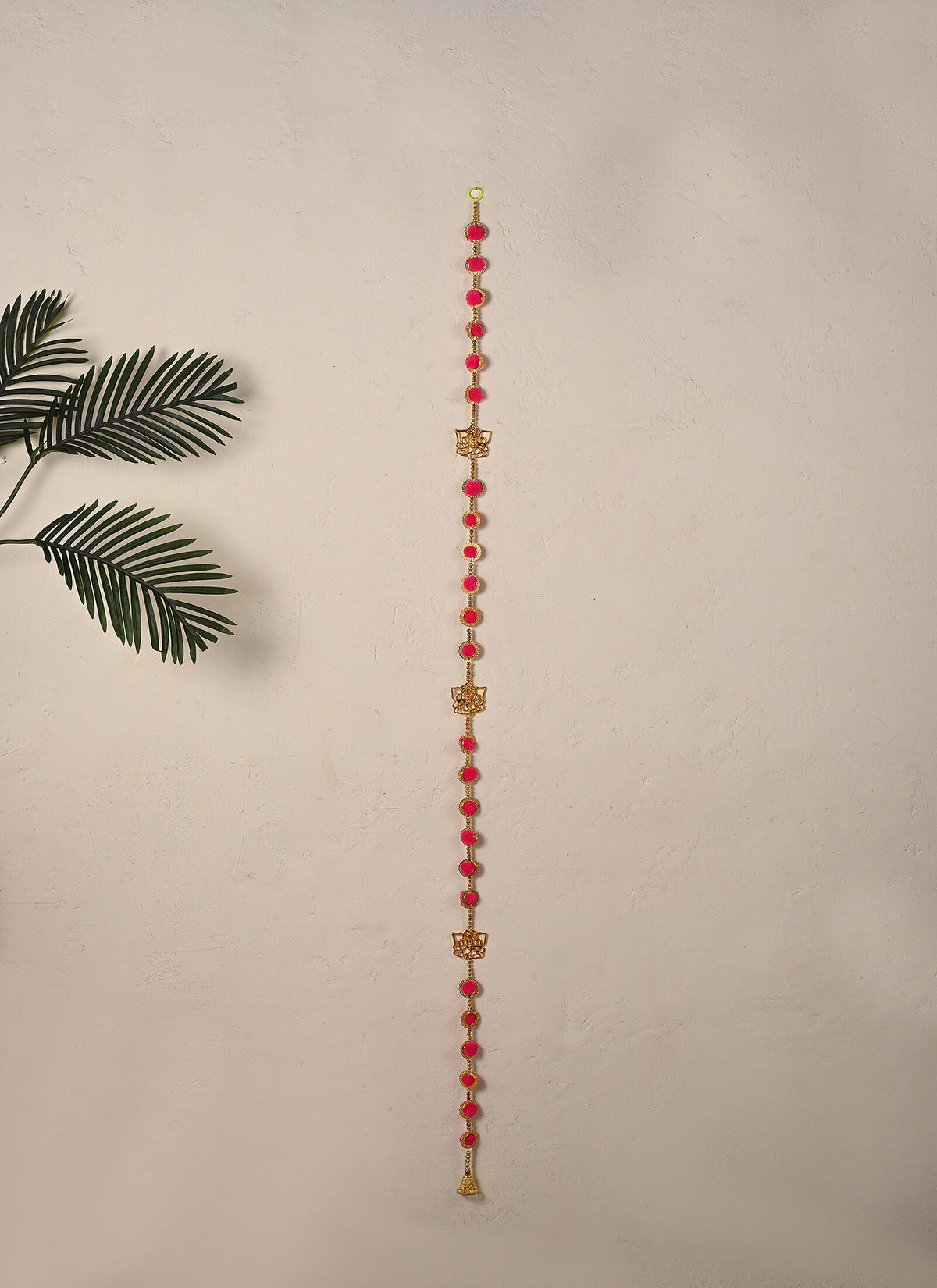 Madhoor Pompom Latkan Rani Pink 5 Feet 1 Piece
