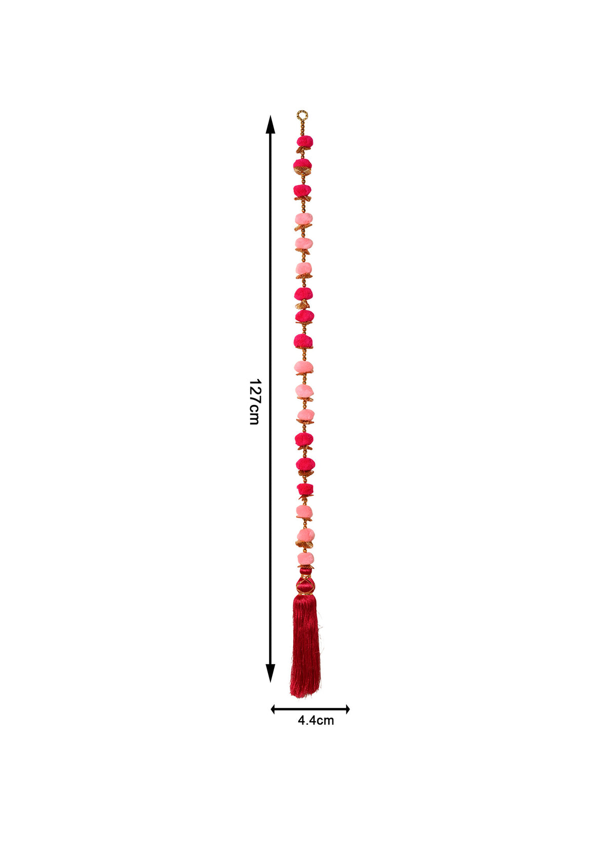 Madhoor Tassels Latkan Rani Pink 1 Piece