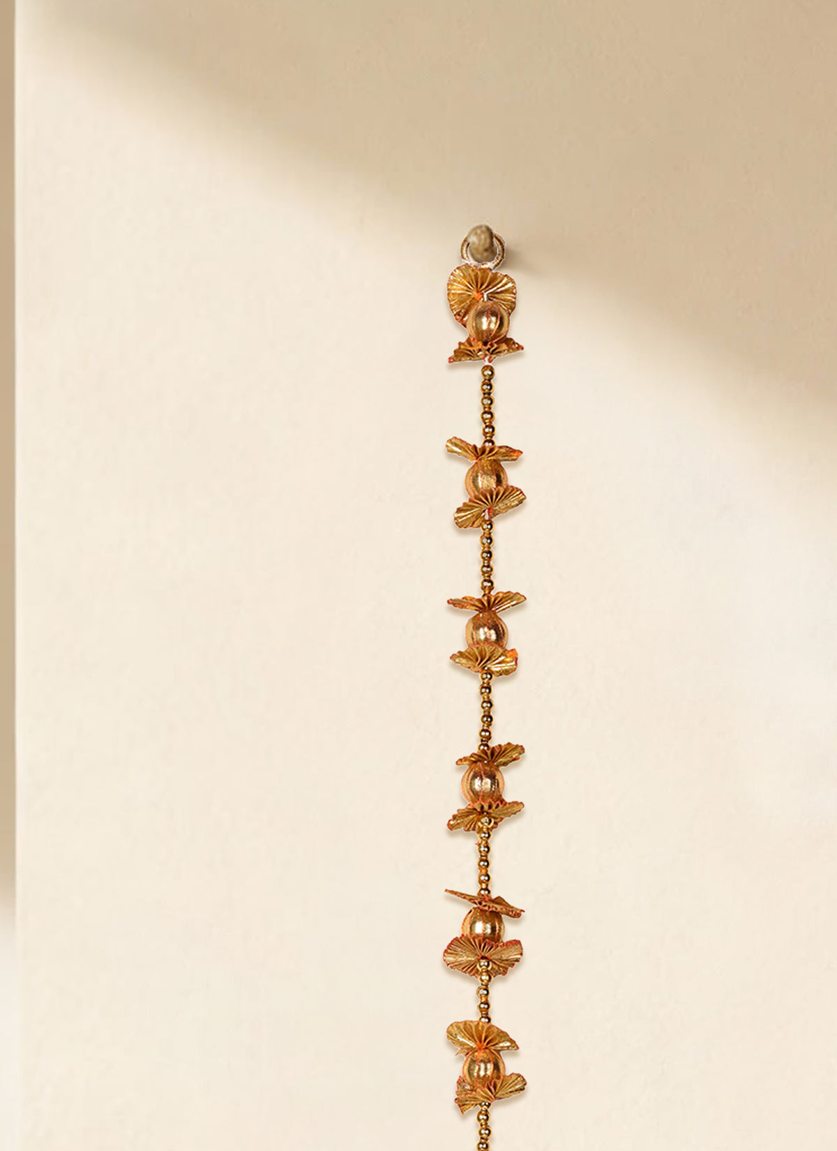 Madhoor Gota Mirror Latkan Gold-Tone 3 Feet 1 Piece