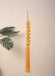 Madhoor Satin Tassel Latkan Yellow 4 Feet 1 Piece