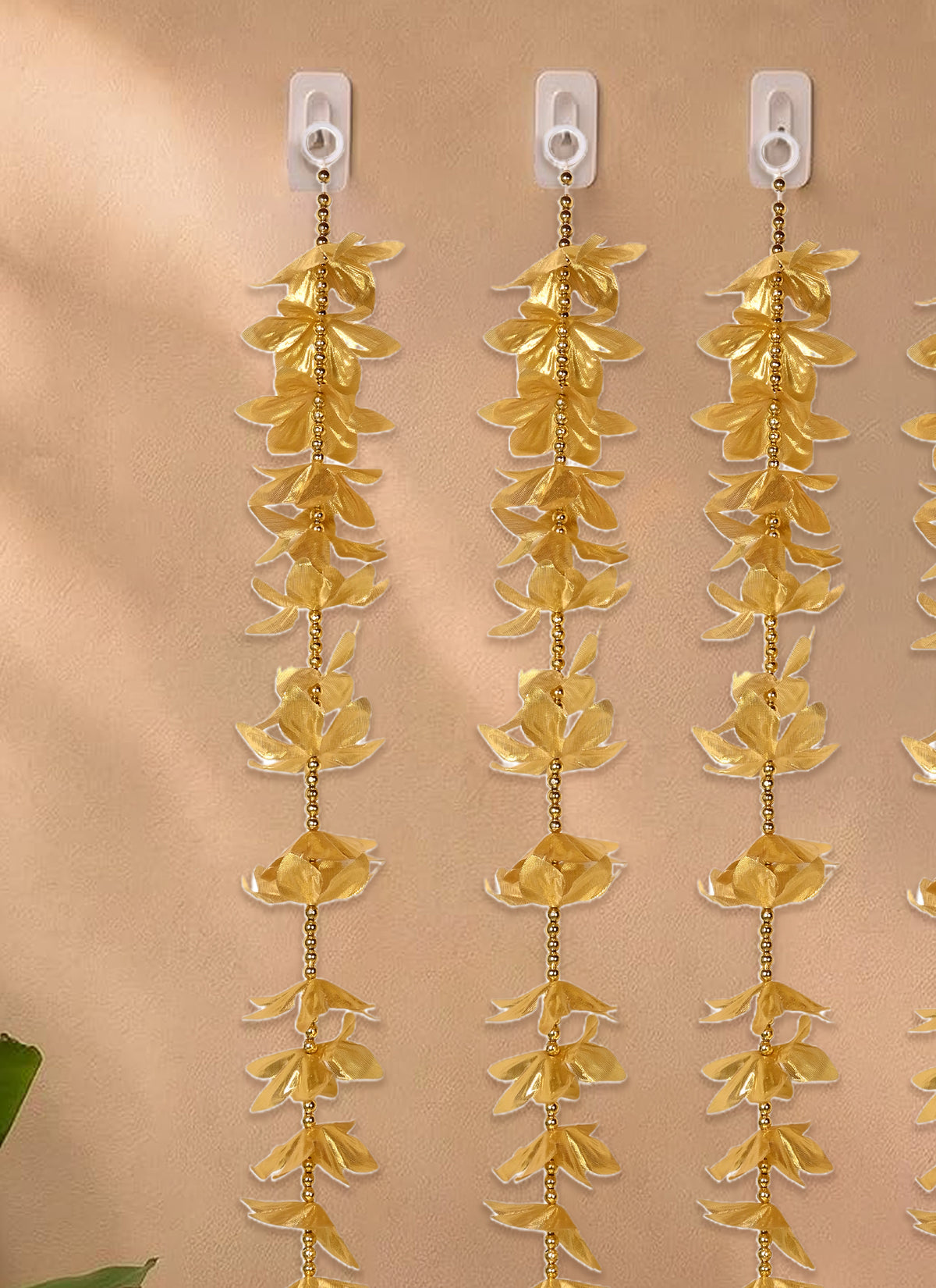 Madhoor Layered Bells Latkan Gold-Tone 3 Feet Set of 5