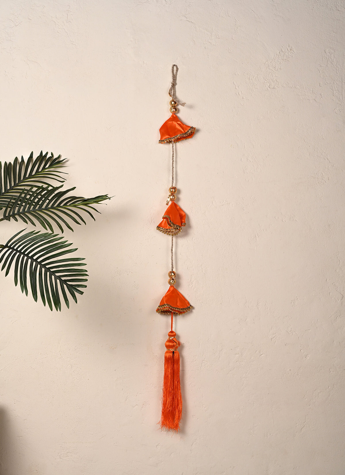 Madhoor Cascading Satin Latkan Orange 3.5 Feet 1 Piece