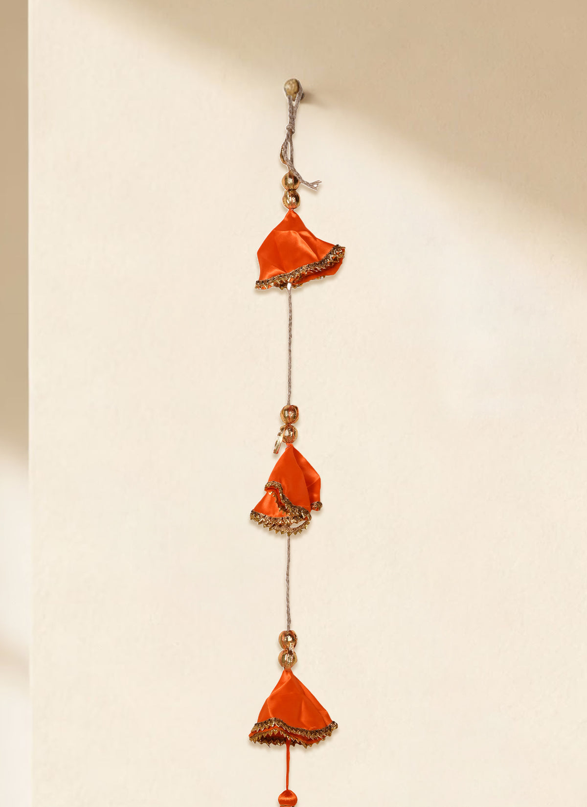 Madhoor Cascading Satin Latkan Orange 3.5 Feet 1 Piece